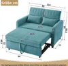 Merax 2-in-1 Ausziehbares Schlafsofa mit dreistufig Produktbild-Vorschau 7