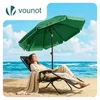 VOUNOT® Sonnenschirm Strandschirm 200cm mit Tragetasche und Produktbild-Vorschau 2