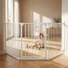 Relaxdays, barrière de sécurité, 3 pièces, avec porte, Voir les images du produit 2