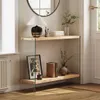 WISFOR Table console avec 2 étagères, table d'entrée, table Voir les images du produit 1