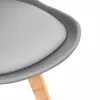 A close-up view of a chair seat and leg. Náhľad obrázku produktu