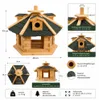 Mucola Vogelhaus Vogelfutterhaus Holz Vogelvilla Produktbild-Vorschau 3