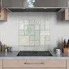DEQORI Küchenrückwand Glas 60x60 cm 'Fliesenpoesie' Produktbild-Vorschau 3