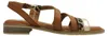 Dr. Stark Delia Damenschuhe Sandalen Flach Braun Freizeit Productafbeelding-voorbeeld 2