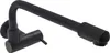 A black wall-mounted kitchen faucet with a swivel spout. Podgląd zdjęcia produktu