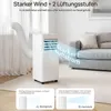 ZELURXX Mobiles Klimagerät 9000 BTU mit Fernbedienung, LED Produktbild-Vorschau 2