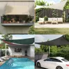 Collage of four images showing different uses of vidaXL sun sails in various outdoor settings. Produktbild-Vorschau