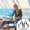 Aucuu Toiletry Bag Transparent 2 pcs Kosmetyczka Podgląd zdjęcia produktu 8