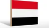 Holzschild Flagge Jemen 30x20cm Flag of Yemen Produktbild-Vorschau 2