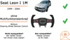 Autoradio Einbaupaket JVC KD-X282DBT passend für Seat Leon Produktbild-Vorschau 2