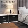 Nachttisch Nachtschrank Nachtkommode Boxspringbett 2er Set Produktbild-Vorschau 5