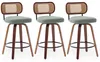 3er-Set Mid-Century Barhocker mit 360° Drehfunktion und Produktbild-Vorschau 1