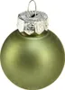 Set mit 24 Christbaumkugeln aus Glas 2,5cm Grün matt Produktbild-Vorschau 10