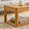 CALICOSY - Table basse avec 2 plateaux rectangulaires effet Voir les images du produit 3