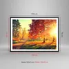 Gerahmtes Poster - Schwarzer Rahmen - Park Herbst Baum - Produktbild-Vorschau 5