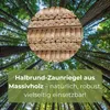 TIMBERMIK 1/2 ⌀ 7cm 8-Pack Halbrundstäbe Holz Länge: 200 cm Produktbild-Vorschau 3