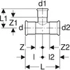 Geberit GE Mapress Therm, T-Stück, reduziert, d76,1 x 22 x Produktbild-Vorschau 2