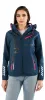 Dames softshell jas van GEOGRAPHICAL NORWAY. Kleur: Blauw. Productafbeelding-voorbeeld 1