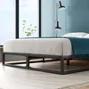 Plattformbett mit stabilen Holzlatten – ideal für komfortables Schlafen ohne Boxspring. Produktbild-Vorschau