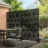 ML-Design Metall-Sichtschutz Torino 120x180 cm aus Stahl Produktbild-Vorschau 8