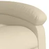 vidaXL Poltrona relax in tessuto crema Anteprima dell’immagine prodotto 9