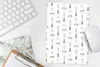 MuchoWow® Mauspad Mousepad Illustrationen - Muster - Grau Produktbild-Vorschau 5