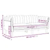 Design 3-tlg. Sofagarnitur Dunkelgrau Samt, Schlafsofas Produktbild-Vorschau 10