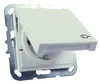 GIRA 0454203, CEE 7/3, Weiß, IP44, 250 V, 16 A Produktbild-Vorschau 2