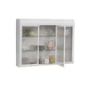 3-drzwiowa szklana szafka, elegancki design, nośność 28 kg, Podgląd zdjęcia produktu 6