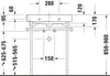 Duravit Duravit Metallkonsole HAPPY D.2 höhenv +50mm f WT Produktbild-Vorschau 5