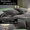 Teddyplüsch Bettwäscheset 200x220 cm Schwarz Anthrazit Produktbild-Vorschau 6