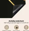KitchenYeah© Herdabdeckplatte Goldene Wellen auf schwarzem Produktbild-Vorschau 4