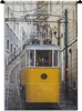 MuchoWow® Wandteppich Wandbehang Eine Straßenbahn bleibt Produktbild-Vorschau 1