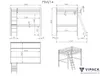 Vipack Hochbett mit Liegefläche 140 x 200 cm und großer Produktbild-Vorschau 6