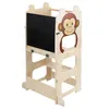 Lernturm Lernstuhl mit Kreidetafel 2 in 1 Küche Learning Produktbild-Vorschau 5