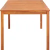vidaXL Záhradný stôl 215x90x74 cm Akáciové masívne drevo Náhľad obrázku produktu 2