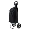 Einkaufstrolley Schwarz Klappbar | Einkaufs Trolley Trolli Produktbild-Vorschau 1