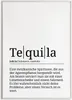 Tequila Poster Definition Kunstdruck Wandbild Geschenk – A4 Produktbild-Vorschau 2