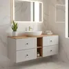 Rodan | Waschbeckenunterschrank - Beige und Braun - 140 cm Produktbild-Vorschau 2