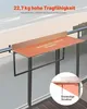 Mesa colgante para balcón VEVOR, 1000 x 345 mm, mesa Vista previa de la imagen del producto 2