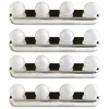 Set da 4 luci LED da specchio con ventose, alimentate a Anteprima dell’immagine prodotto 1