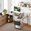 HOMCOM L-förmiger Schreibtisch 168 x 120 cm Eckschreibtisch Produktbild-Vorschau 9