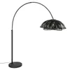 Orientalische Bogenlampe mit Schwarzem Bambusschirm Pua Produktbild-Vorschau 8