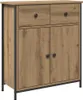 vidaXL Credenza Artisan in rovere 70x30x80 cm materiale a Anteprima dell’immagine prodotto 2