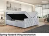 MEBLINI Boxspringbett mit Bettkasten - Gepolstert Produktbild-Vorschau 3