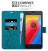 Cadorabo DE-146924, Motorola, Motorola MOTO C, Modrá Náhľad obrázku produktu 2
