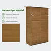 M MCombo Gartenschrank Gartenhaus Holz Wetterfest, Outdoor Produktbild-Vorschau 6
