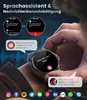 LIGE Militär Smartwatch Herren mit 3 Armbändern 1.43" Produktbild-Vorschau 6