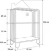 HOME DELUXE - Étagère pour enfants TODO - Couleur : blanc, Voir les images du produit 7