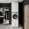 Roomart Waschmaschinenschrank 67 cm breit, Weiß Produktbild-Vorschau 3